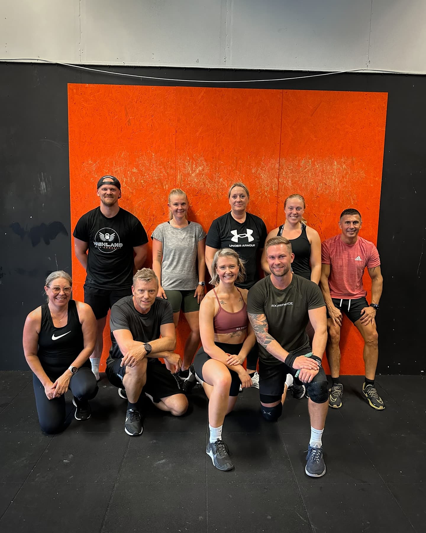 Gruppträningsyta på Workout Ljungby